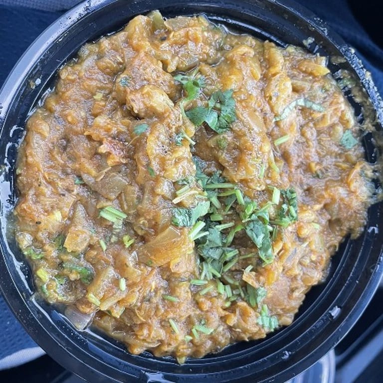 Delicious Baingan Bharta Awaits