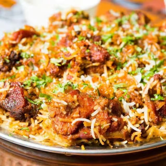 Goat Biryani.