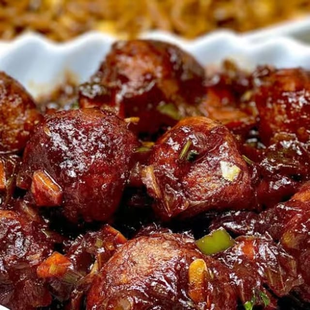 Veggie Manchurian.