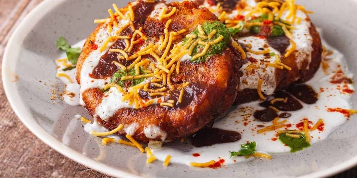 Aloo Tikki Chaat.