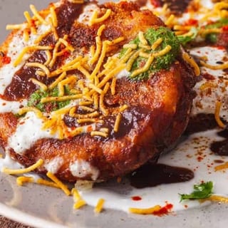 12. Aloo Tikki Chaat